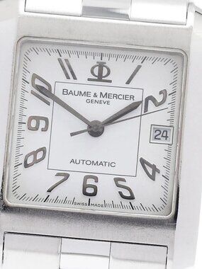 Baume & Mercier Hampton 65535 Date white Dial Automatic Men's Watch_963273